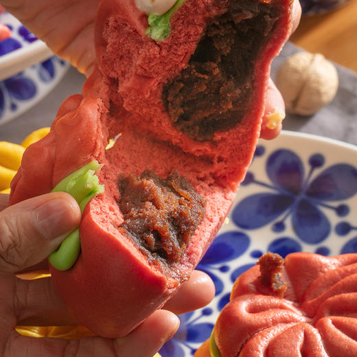传统花饽饽 馒头 真正天然果蔬汁 真正无添加 铁锅馒头 非物传承 传统美学 安心匠心手作 |百里食 商品图9