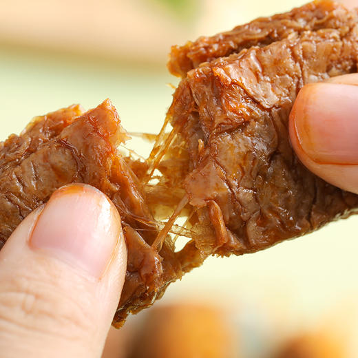 福建手撕肉豆干素肉麻辣零食烤肉豆干酱香肉豆干125g*3袋 商品图4