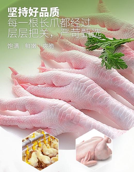 圣农单冻大鸡爪1000g+鸡翅中100g+鸡翅根1000可（大爪纯干）【九鼎鲜易达】 商品图1