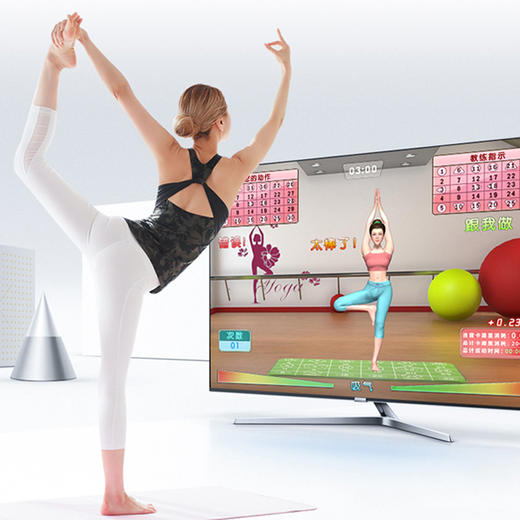 HTASK宏太无线双人HDMI 1080P高清PU材质加厚体感娱乐健身毯 内置64款双人体感游戏 商品图1