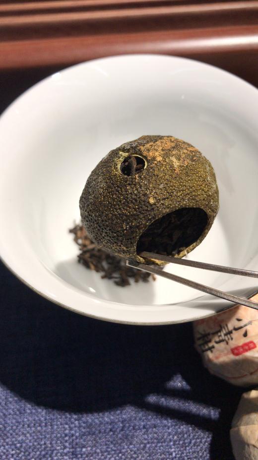 新会小青柑天马一号普洱茶   生晒陈皮普洱茶  桶装185g±9g/桶 商品图5