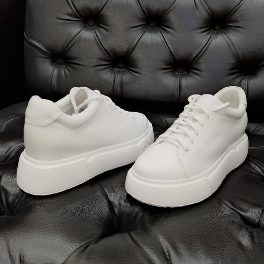 LFGJ.2262.低帮.圆头.系带.休闲百搭小白鞋。 商品图4