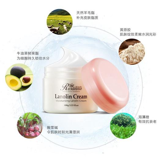 诺珊娜绵羊油保湿霜100g 商品图2