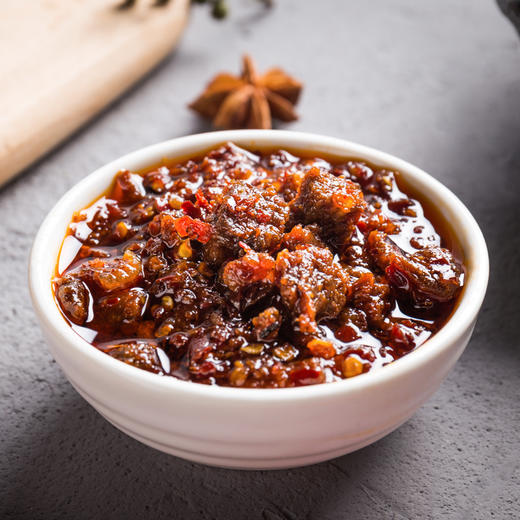茂德公辣椒酱香辣牛肉酱农家自制下饭菜拌饭拌面酱辣酱下饭酱100g 商品图5