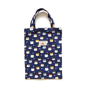 HUJI祤集Ditsy手提袋插画苹果小狗