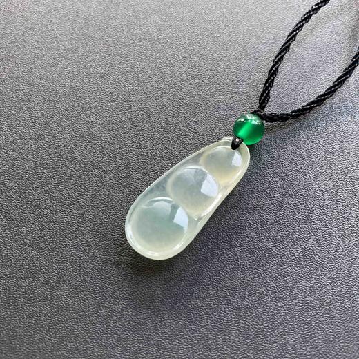 冰种翡翠福豆四季平安 商品图4