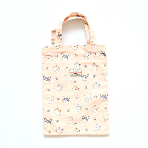 HUJI祤集Ditsy手提袋插画点点小爪狗狗 商品图1