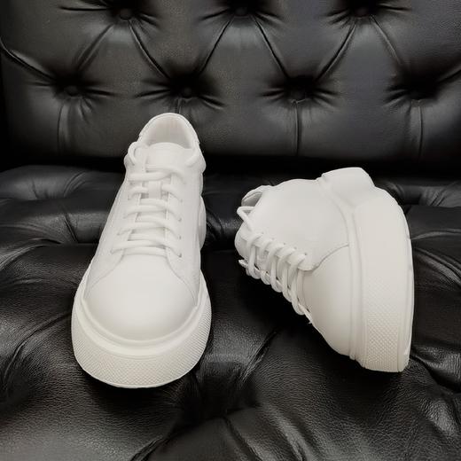 LFGJ.2262.低帮.圆头.系带.休闲百搭小白鞋。 商品图5