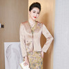 LC- LC2121经典香槟色刺绣礼服洋气婚宴装春秋两件套 商品缩略图1