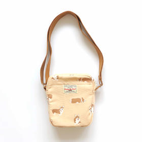 HUJI祤集Toast斜挎包插画小柯基