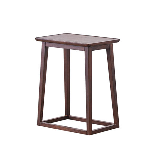 【现代实木风-NJT5312/13休闲几】现代实木风/现代简约/客厅/楸木/实木高低方几 商品图5