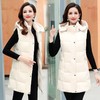 JCG-5488秋冬新款羽绒棉韩版中长款妈妈装坎肩大码女士背心 商品缩略图4