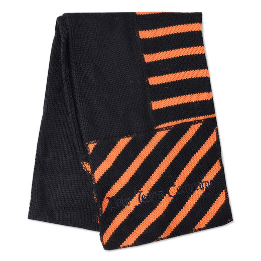 美式休闲 粗毛线 条纹 围巾 PT-286 商品图0