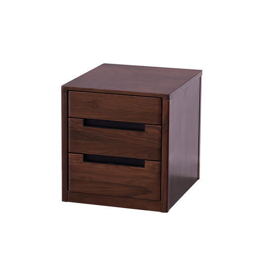 【现代实木风-NJT4102书桌】现代实木/现代简约/书房/北美黑胡桃/实木书桌+小柜 商品图5