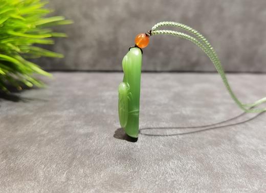 【御珠宫坊】碧玉竹节蝉挂件 商品图2