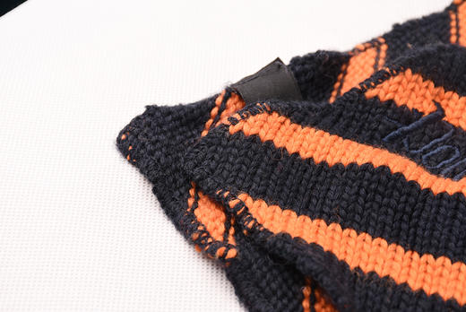 美式休闲 粗毛线 条纹 围巾 PT-286 商品图9