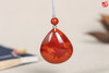 南红随形吊坠 | 明艳柿子红带火焰纹，饱满水滴形，纹路独特，千变莫测 商品缩略图0