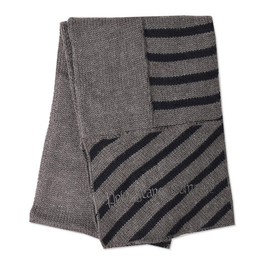美式休闲 粗毛线 条纹 围巾 PT-286 商品图3
