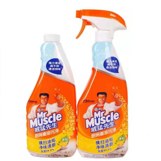 【19.9元/套】威猛先生厨房重油污净双包装500+500克（1009980） 商品图0