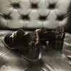 LFGJ 12701 春季新款英伦风复古时尚金属扣中粗跟女单鞋 商品缩略图6