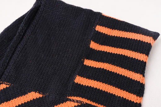 美式休闲 粗毛线 条纹 围巾 PT-286 商品图5