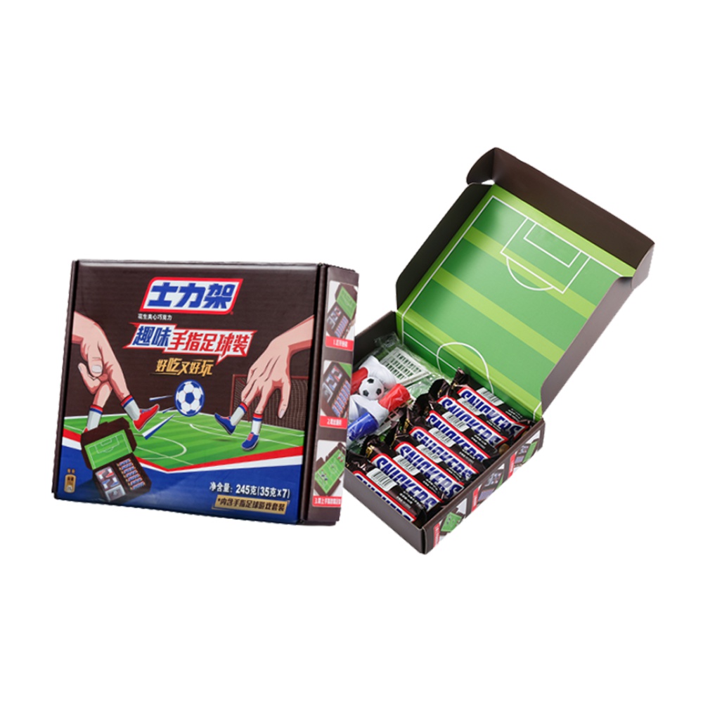 士力架花生夹心巧克力趣味手指足球套装245g