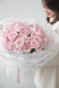 情人节<小白裙>粉玫瑰花束 商品缩略图0