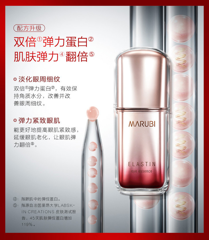 vip丸美弹力蛋白日夜眼精华第三代第四代第五代小弹簧眼霜