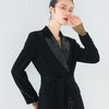3D5606--漆黑色风衣--《秋装时尚系列》 商品缩略图3
