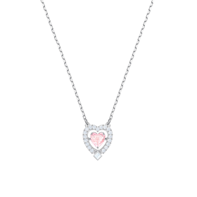 SWAROVSKI/施华洛世奇 粉色跳动的心项链5465284JPY带授权招加盟代理