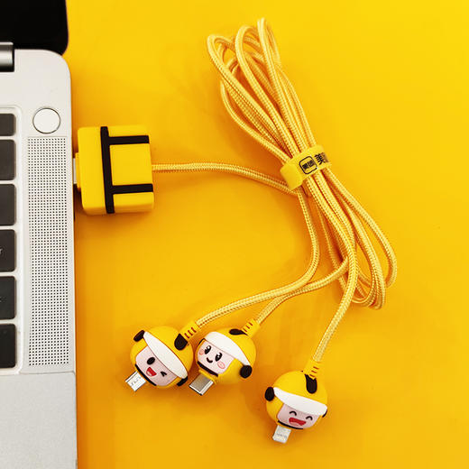 骑手一拖三充电线 商品图1