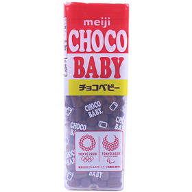 进口零食Meiji明治 Choco Baby mini迷你牛奶巧克力豆 32g（173653）