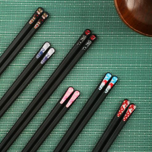 【合金材质防霉防滑】日本hakoya合金筷子（5双/盒） 商品图0