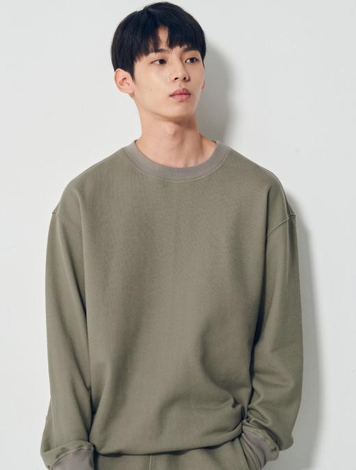 8seconds Mock collarr卡其色String超大T恤 男款#450941FQ2HJPY带授权招加盟代理 商品图0