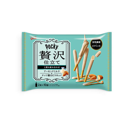日本进口零食格力高 POCKY巴旦木巧克力饼干棒 110g（511972） 商品图1
