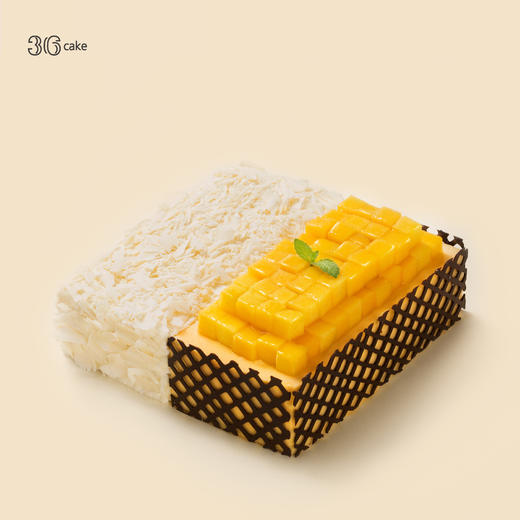 榴芒双拼慕斯蛋糕，可选1/2磅 商品图1