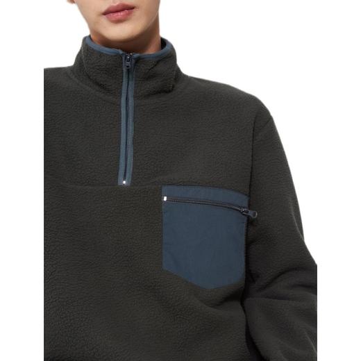 8seconds Fleece Art彩色口袋半拉链T恤男款#420X41EY24JPY带授权招加盟代理 商品图4