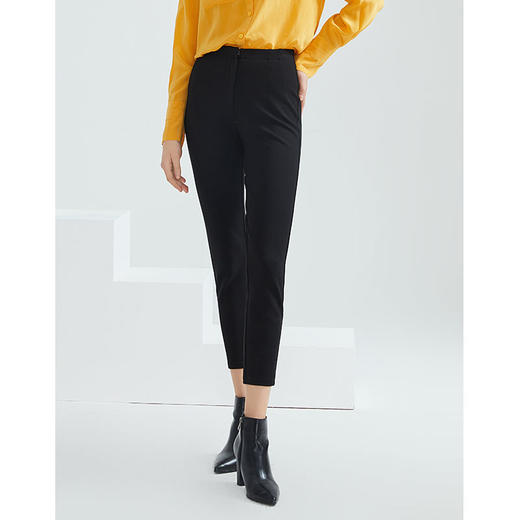 EITIE爱特爱时尚百搭小脚裤打底裤高腰长裤A2105704 商品图3