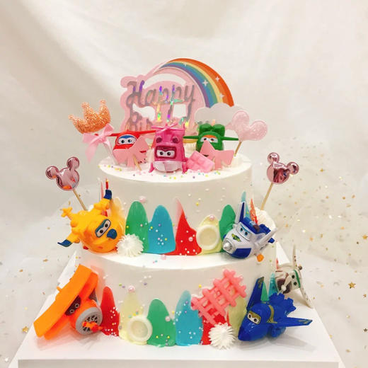 超级飞侠生日蛋糕儿童蛋糕