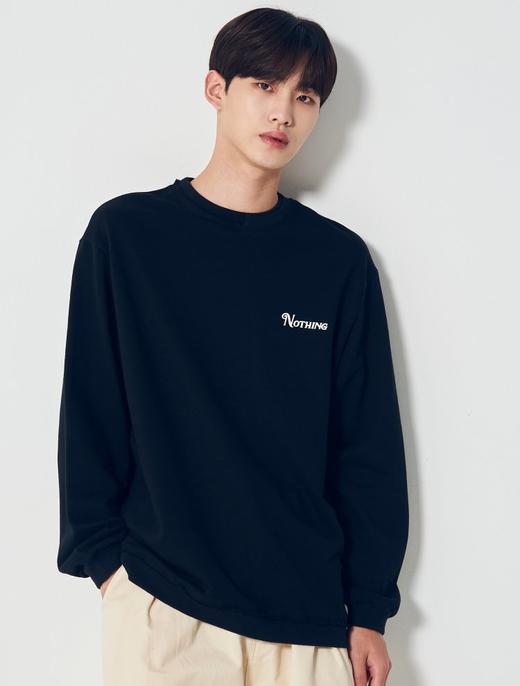 8seconds Printed cotton镂空编织字母长袖T恤 男款#450941LBA5JPY带授权招加盟代理 商品图0