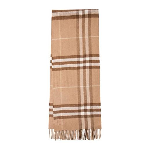 BURBERRY/巴宝莉 女士驼色羊绒围巾 8016399JPY带授权招加盟代理 商品图1