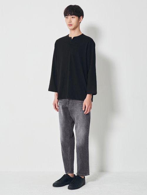 8seconds Cotton crew neck 开N脖子超大T恤男款#420841AY25JPY带授权招加盟代理 商品图3