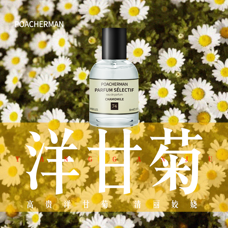 洋甘菊香水CHAMOMILE自然花香持久留香淡香 男女清新花香水