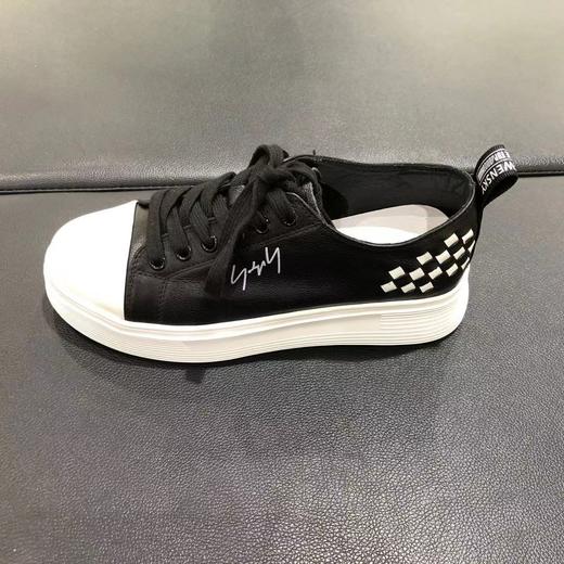 lfgj jeans bd905  牛皮时尚休闲 百搭编织款系带女单鞋 商品图1