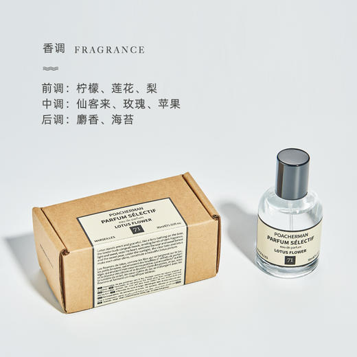 莲花香水LOTUS FLOWER睡莲清新花香调持久留香 男女自然花香水 商品图3