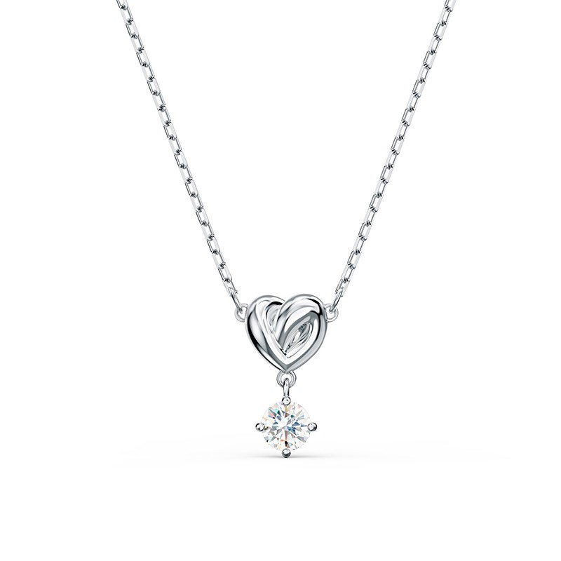 SWAROVSKI/施华洛世奇 女士白色心形项链 5517928JPY带授权招加盟代理
