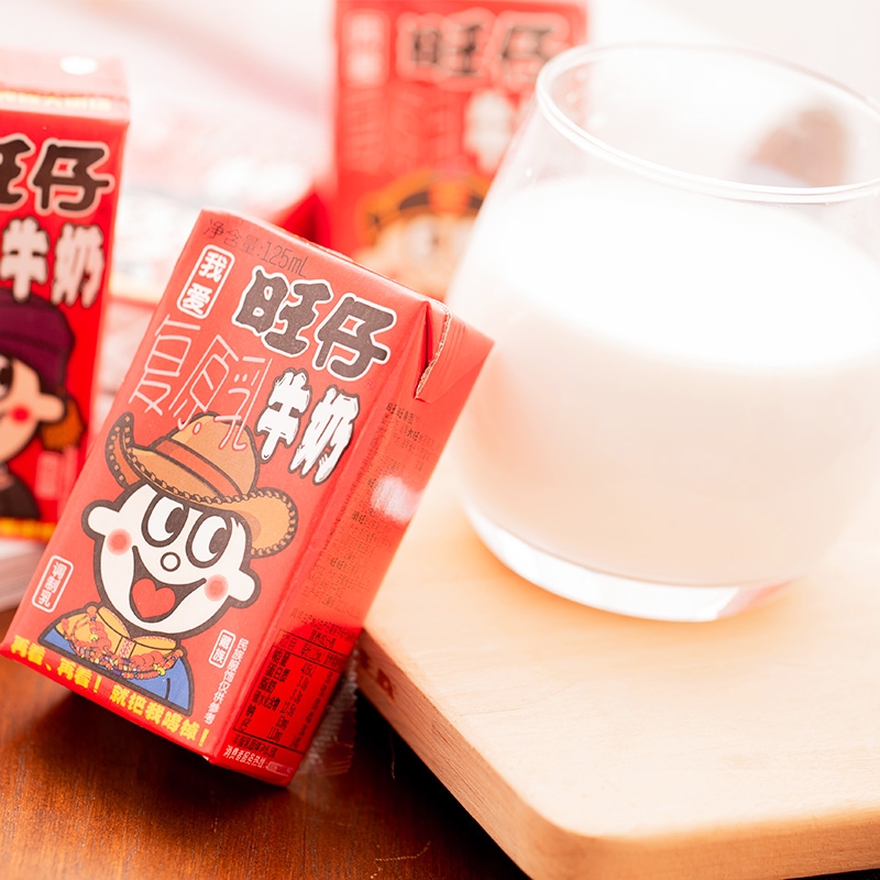旺仔牛奶125ml/瓶*4瓶