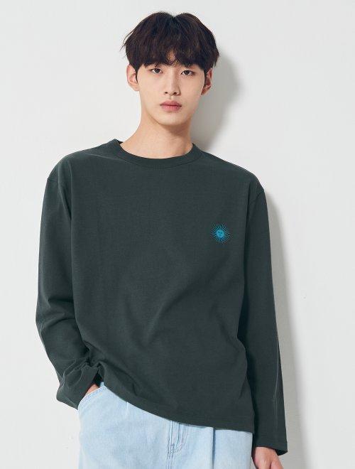 8seconds Mock collarr 皆宜的Ash Print 恤男款#260841XY24JPY带授权招加盟代理 商品图0