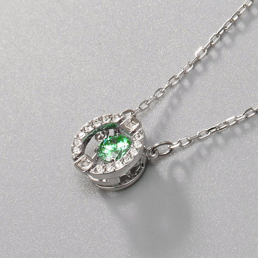 SWAROVSKI/ SPARKLING DC系列跳动的心绿色心动项链锁骨链5496308JPY带授权招加盟代理 商品图1