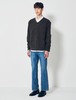 8seconds Wool fleece  Ash毛绒V领T恤男款#210941AYI4JPY带授权招加盟代理 商品缩略图2
